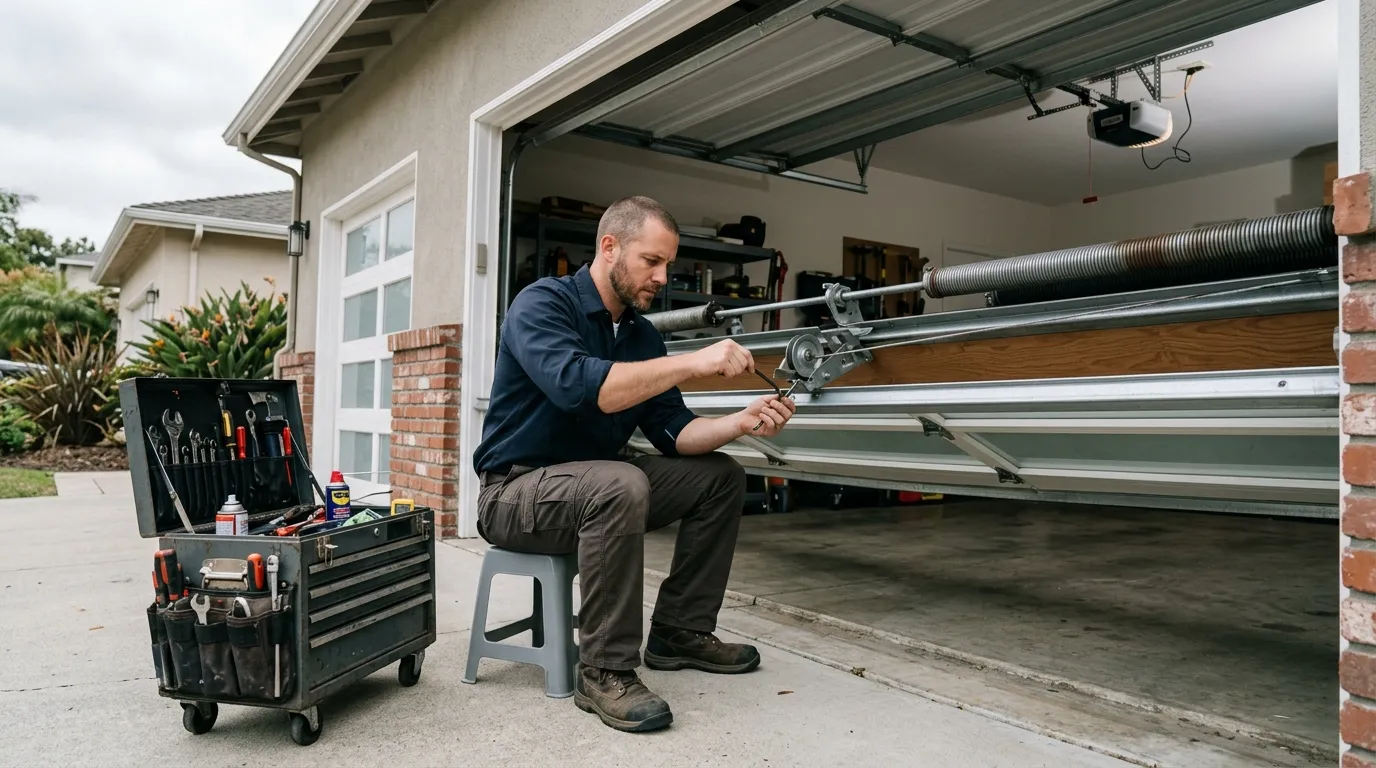 When to Stop Fixing It - Fresno, CA garage door work
