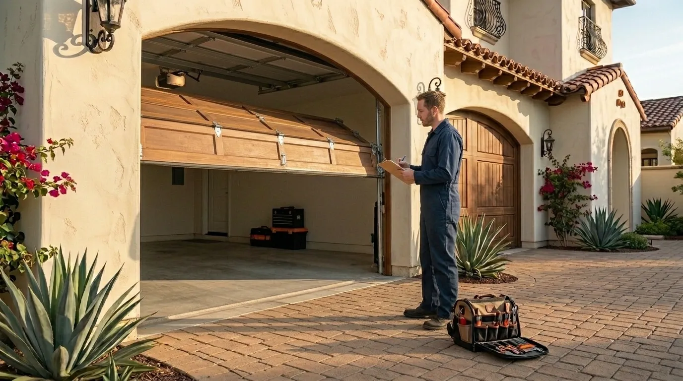 Garage door service in Fresno, CA